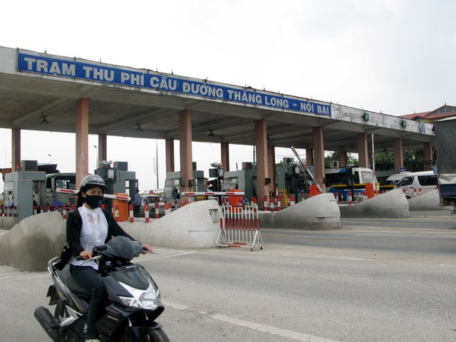 Trạm BOT Bắc Thăng Long - Nội Bài chưa được tăng g