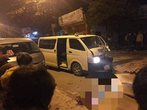 Ô tô biển xanh tông chết 2 thanh niên đi xe máy