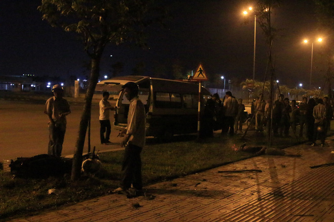 Nam thanh niên phóng nhanh qua gờ giảm tốc dẫn tới