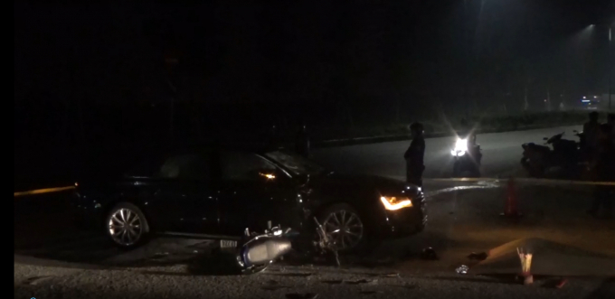 Xe máy va chạm với xe ô tô, nam thanh niên tử vong