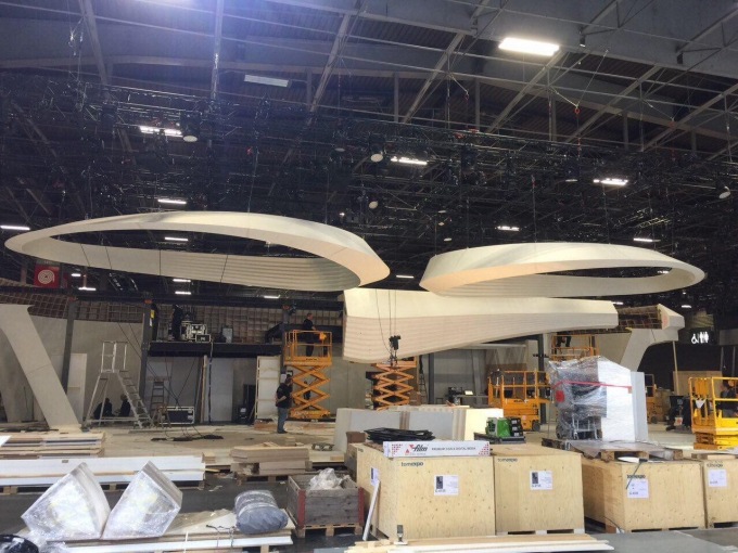 Hé lộ hình ảnh đầu tiên về gian hàng VinFast tại P