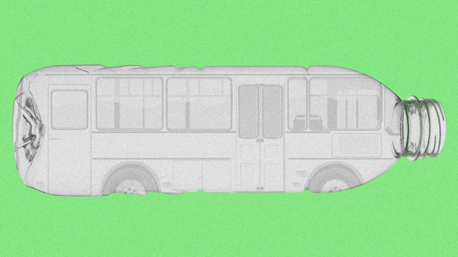 5 chai hoặc 10 cốc nhựa đổi được 1 vé bus miễn phí