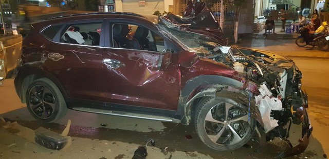 Nam cảnh sát giao thông gây tai nạn liên hoàn ở Sơ