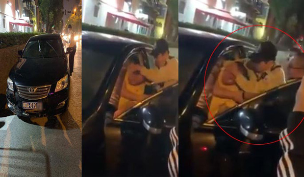 Xe Camry biển xanh 80A gây tai nạn rồi bỏ chạy