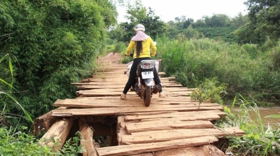 Hiểm họa từ những cây cầu tạm