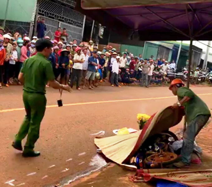 hiện trường vụ việc