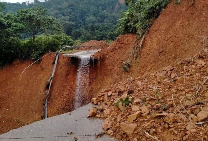 sạt lở nguy hiểm