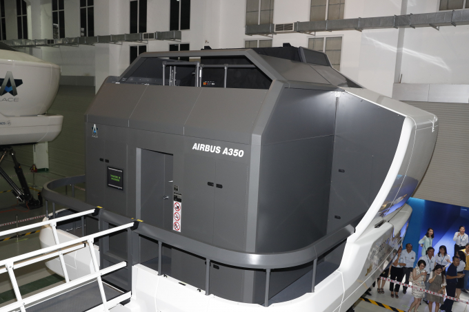 Buồng lái mô phỏng máy bay Airbus A350