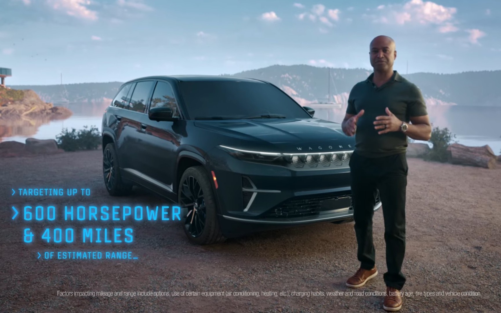 Jeep Wagoneer S mới, mẫu SUV động cơ điện 600HP di chuyển 644 km cho một lần sạc