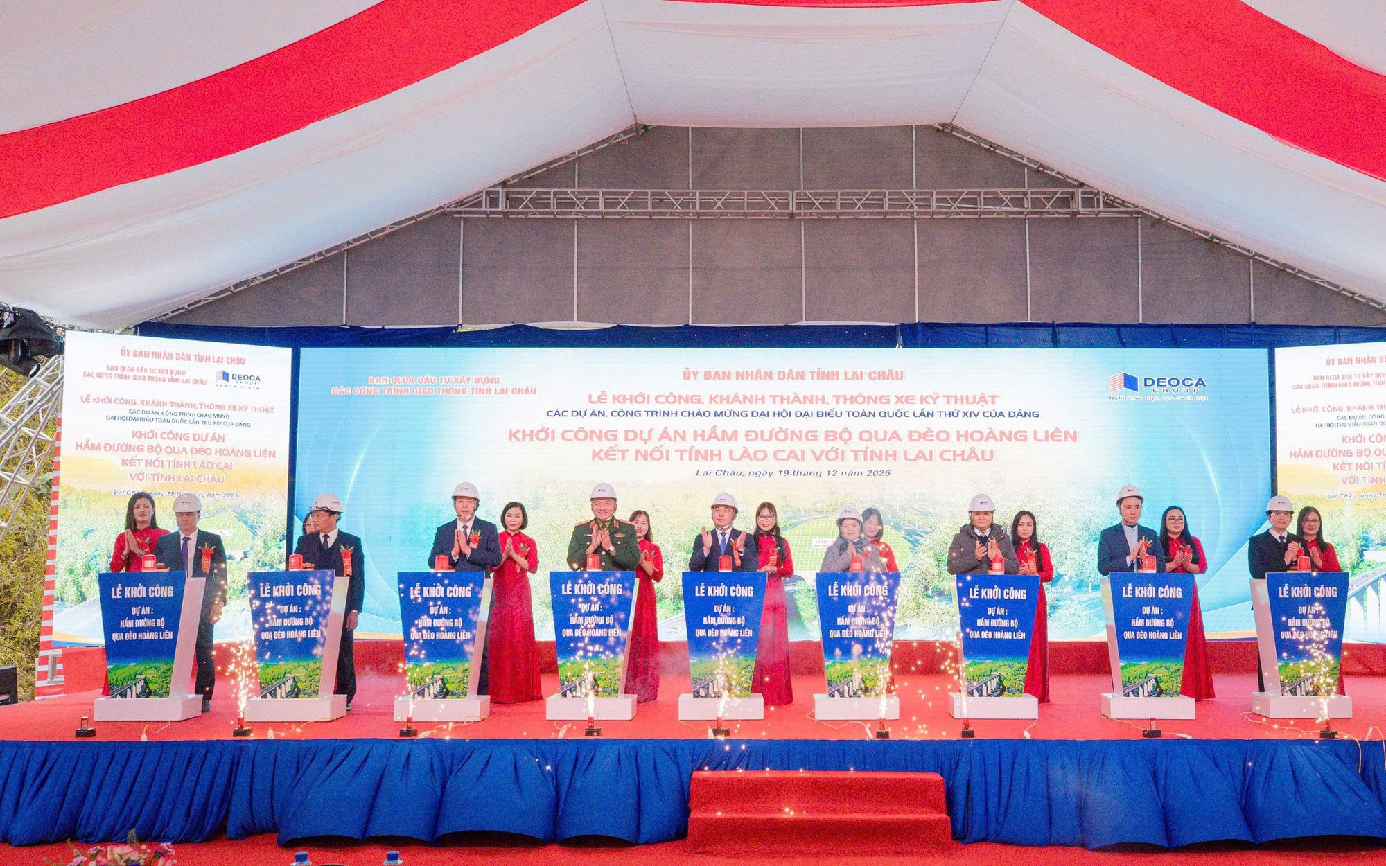 Khởi công dự án hầm Hoàng Liên hơn 3.300 tỷ đồng