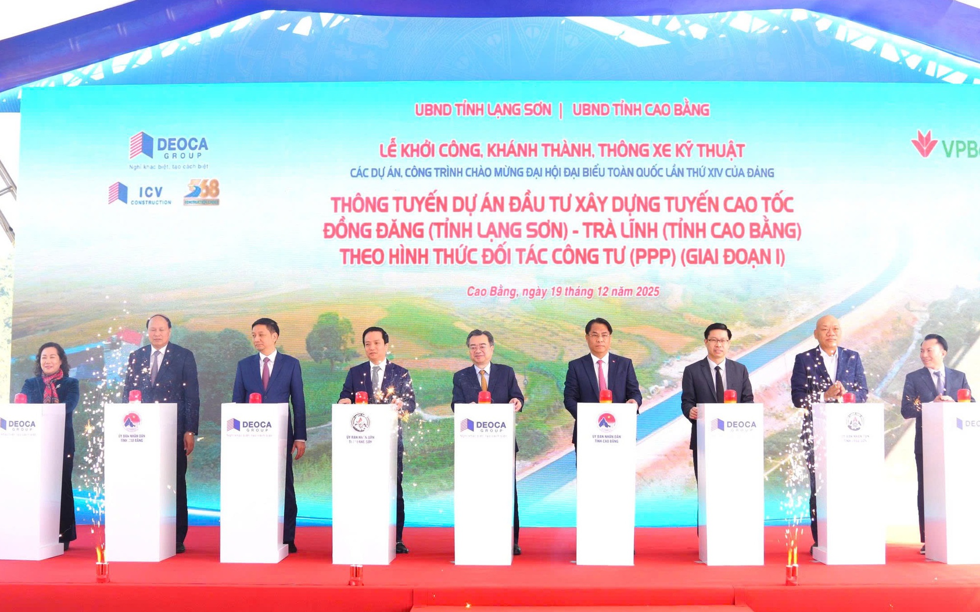 Thông tuyến dự án cao tốc Đồng Đăng - Trà Lĩnh