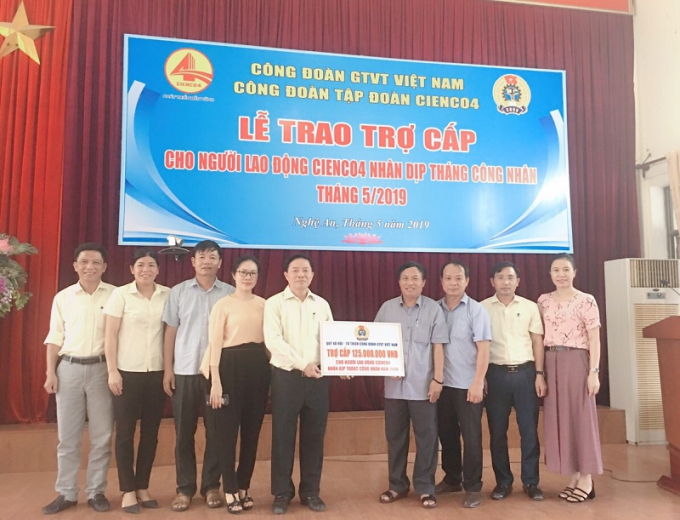 Công đoàn Cienco4 hướng về lợi ích người lao động