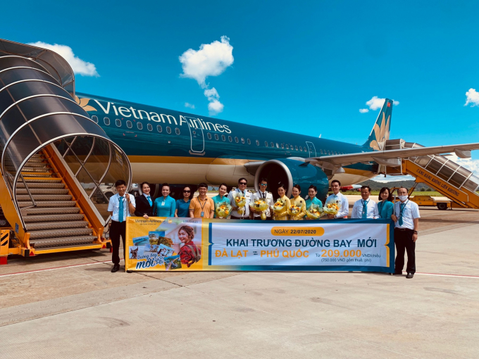 Vietnam Airlines khai trương hai đường bay mới Điện Biên-Hải Phòng và Đà Lạt-Phú Quốc